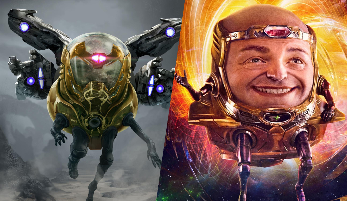 Arte revela visual descartado de MODOK para Homem-Formiga 3 - NerdBunker