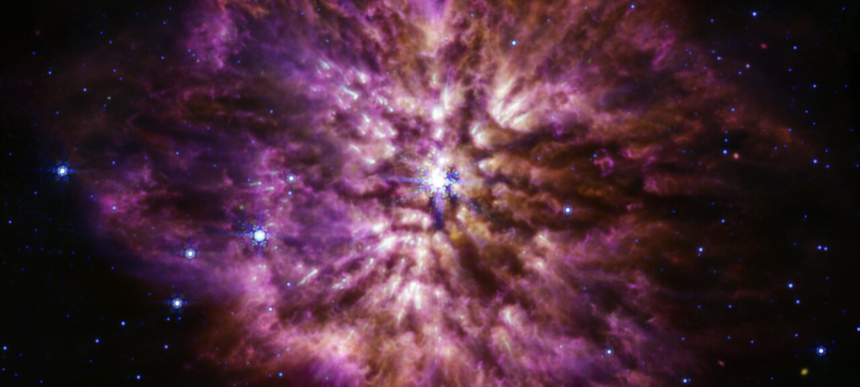 Telescópio James Webb da NASA capta momentos antes de supernova