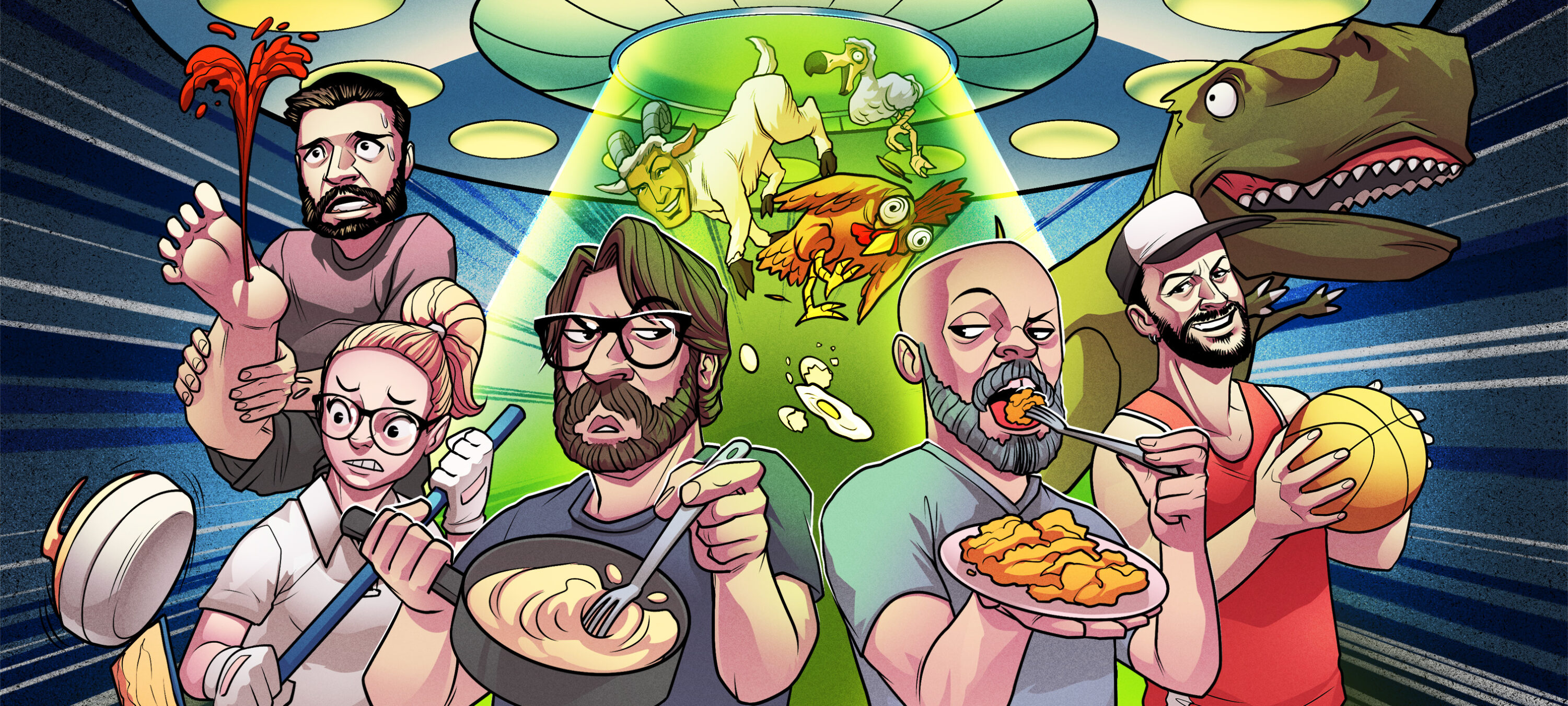 Qual é a pauta? OVNI, ovos mexidos e hipnose de galinha