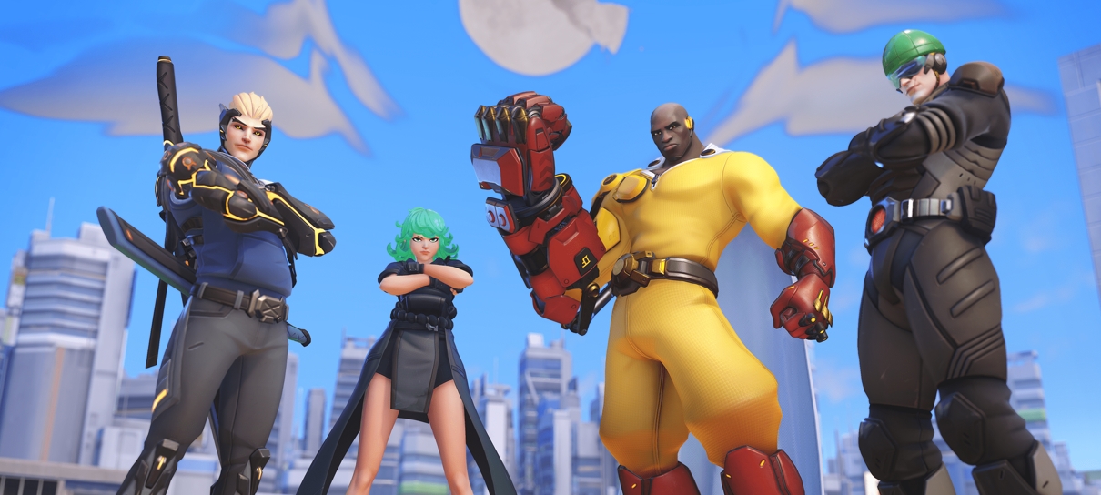 Itens inspirados em One Punch Man estão disponíveis em Overwatch 2