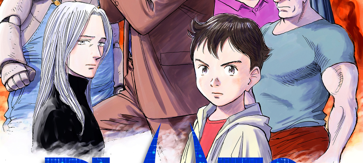 Anime de Pluto na Netflix reúne Astro Boy e mais robôs em pôster