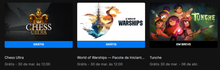 Jogos Grátis da Epic Games (23/03/23): Chess Ultra e World of Warships (DLC)