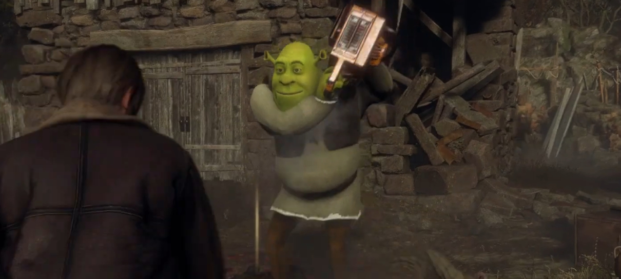 Mod coloca Shrek em demo de Resident Evil 4 Remake