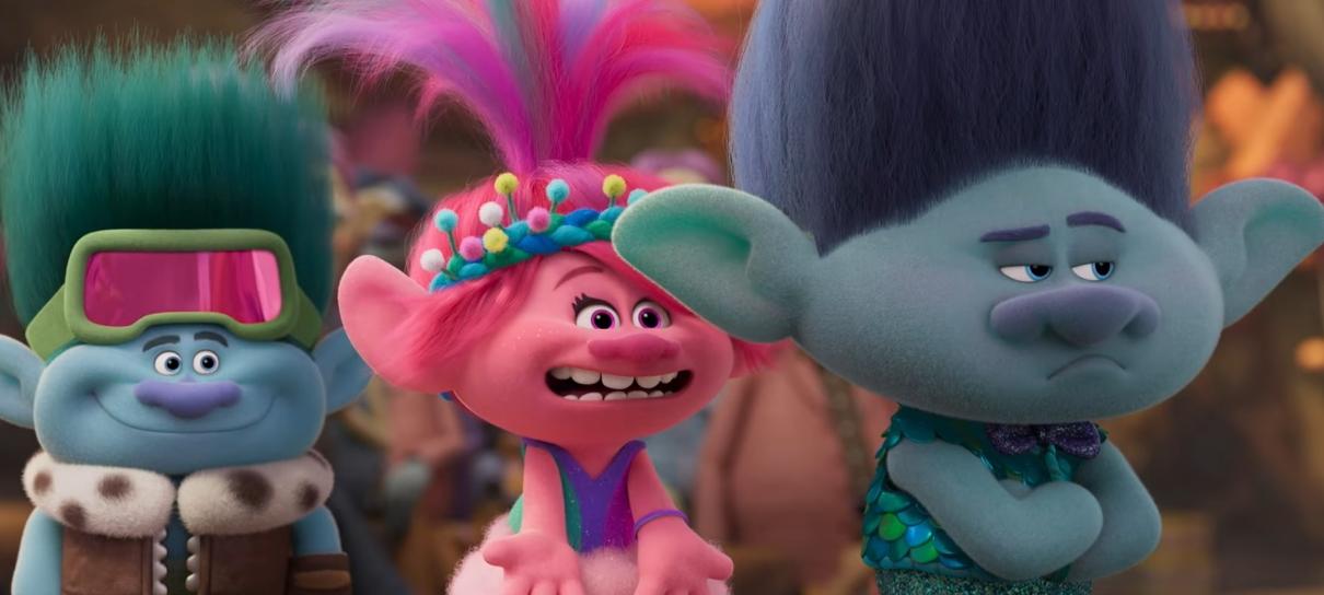 Trailer de Trolls 3 destaca nova aventura musical de Poppy e Tronco