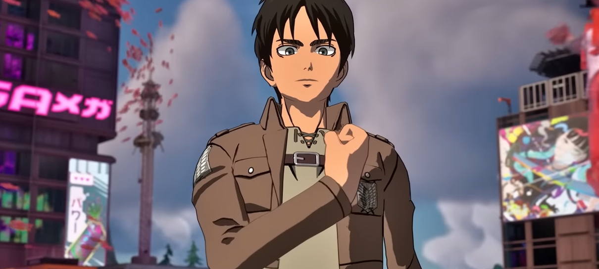Attack on Titan é destaque em trailer da nova temporada de Fortnite