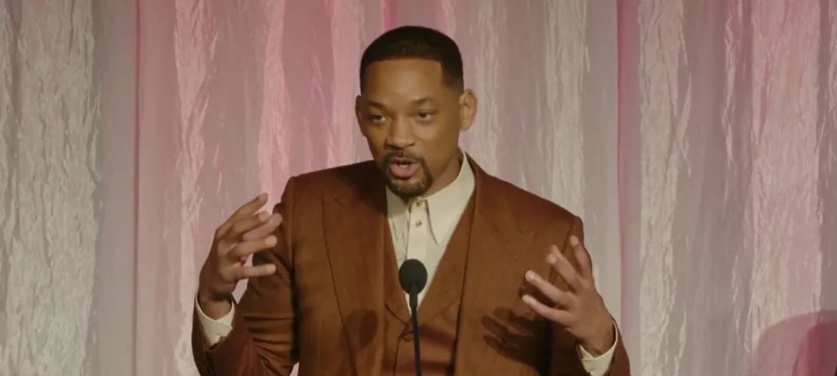 Will Smith faz primeiro discurso em premiação desde o Oscar 2022