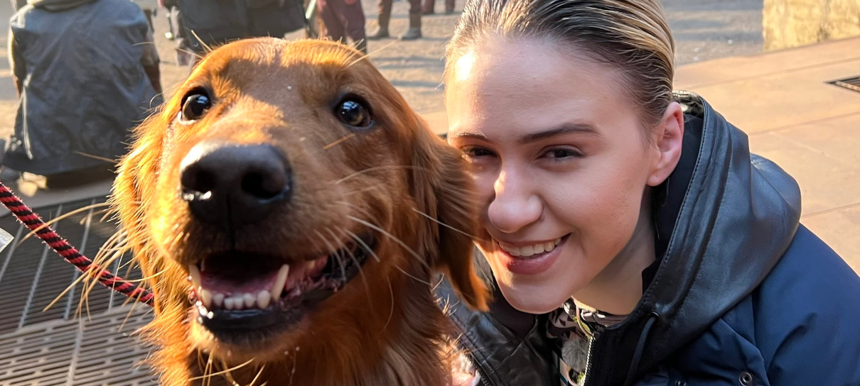 Foto fofa do set de Guardiões da Galáxia 3 mostra o "Cosmo da vida real"