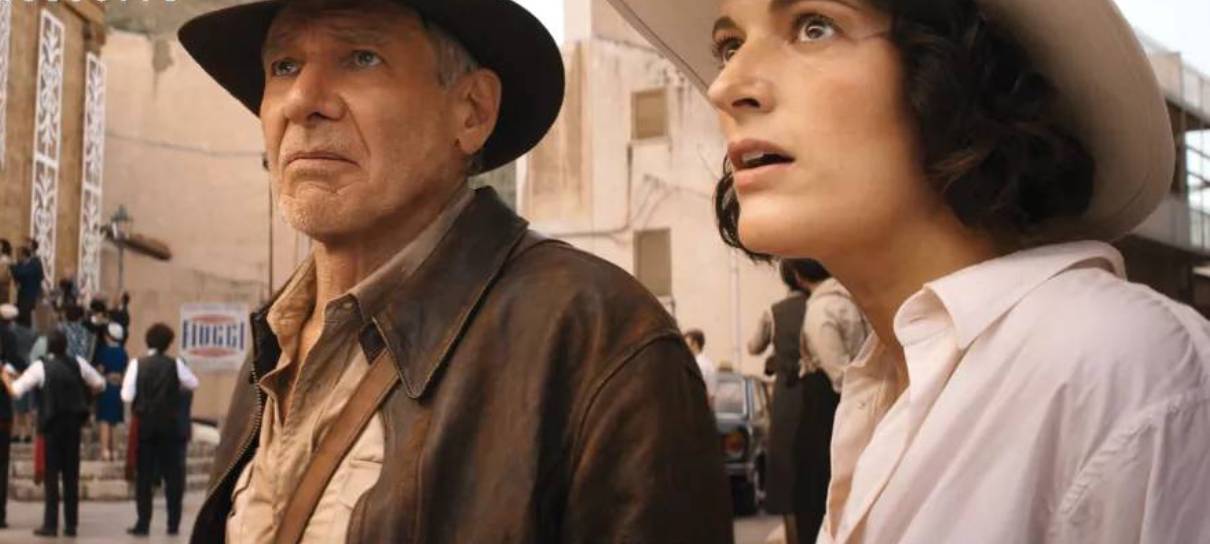 Harrison Ford encara aventura final em fotos de Indiana Jones 5