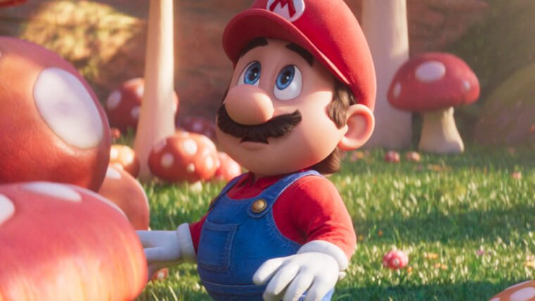 Show de drones faz homenagem ao novo filme do Super Mario