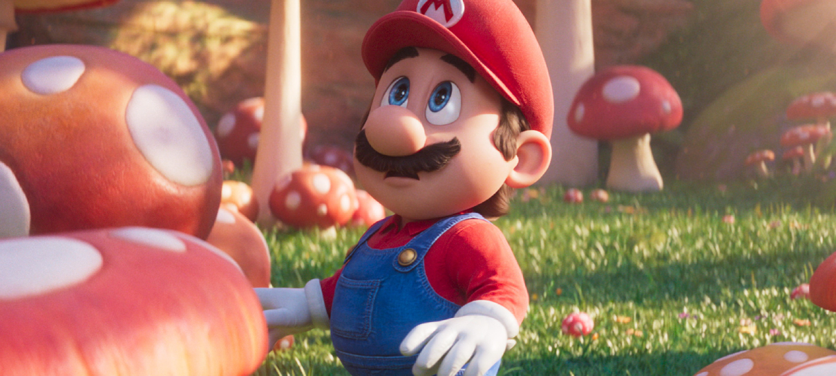 Show de drones faz homenagem ao novo filme do Super Mario