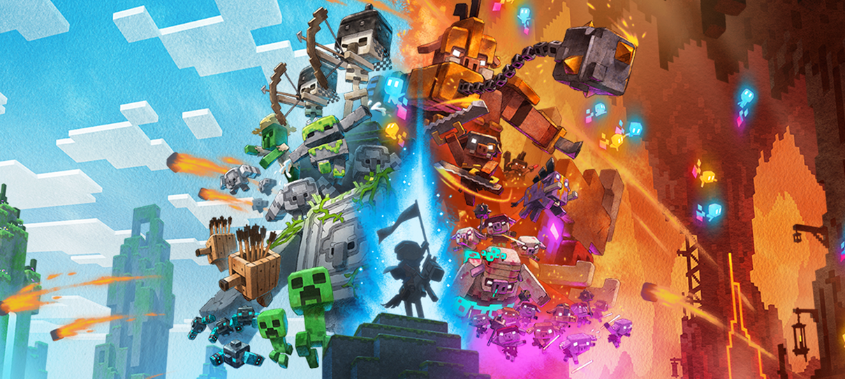 Minecraft Dungeons World Map é enorme revelado Dev 