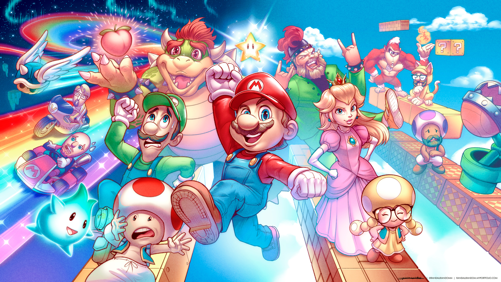 Super Mario Bros – Coluna Bastidores