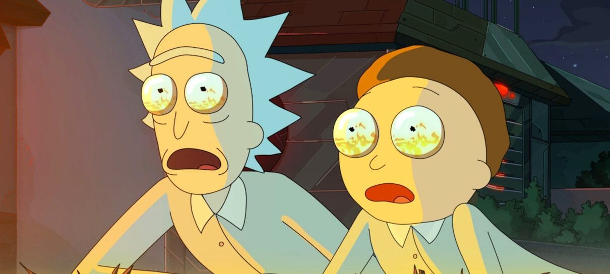 Marca alguém pra ver essa animação estilo Rick and Morty com você