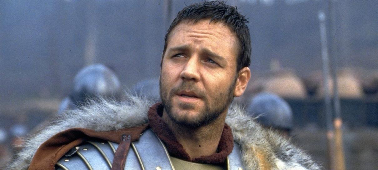Russell Crowe diz que está "com um pouco de ciúme" de Gladiador 2