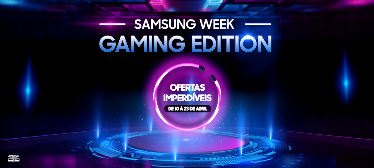 Escolha o que ganhar na Samsung Week – Gaming Edition no Magalu