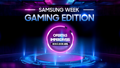Escolha o que ganhar na Samsung Week – Gaming Edition no Magalu