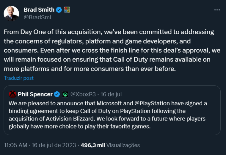 Microsoft conclui aquisição da Activision Blizzard após quase 2