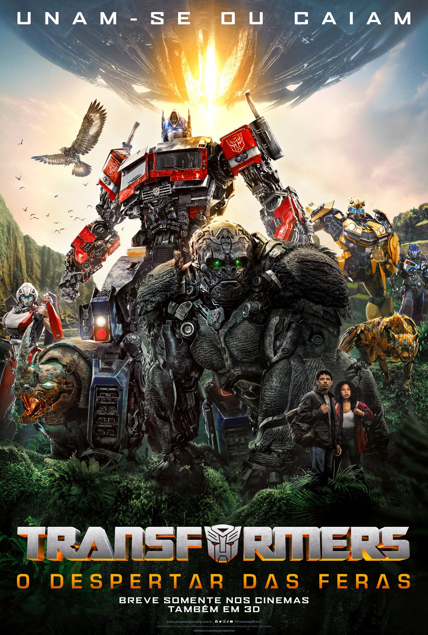 Transformers: O Despertar das Feras ganha novo trailer com muita