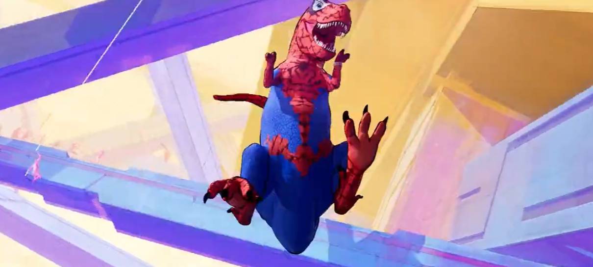 Aranhaverso 2 tem gato e até dinossauro-Aranha em nova prévia