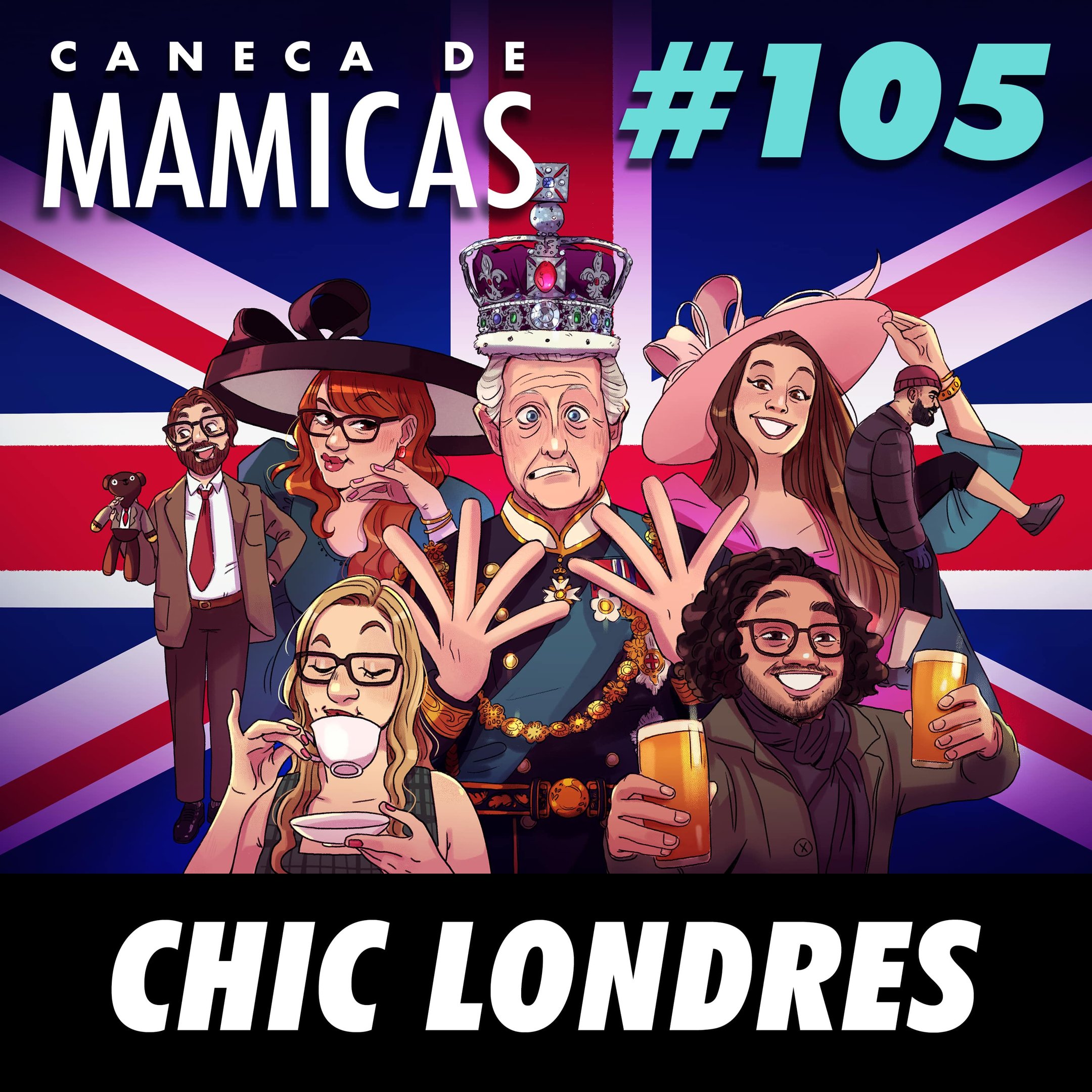 Caneca de Mamicas 105  - Chic Londres