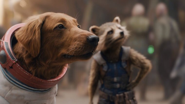 Cosmo e Rocky no Especial de Festas dos Guardiões da Galáxia (Marvel/Reprodução)