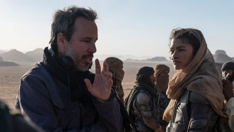 Denis Villeneuve no set de Duna: Parte 2