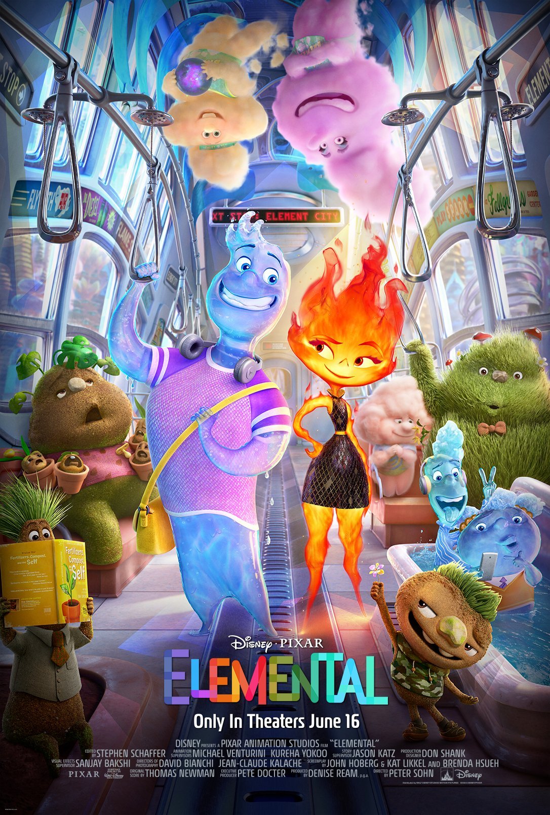 Pixar combina fogo e água no novo trailer de Elemental