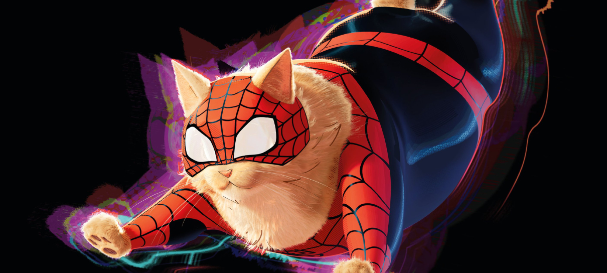Aranhaverso 2 ganha cartazes com heróis, gatos e até bebês-aranha