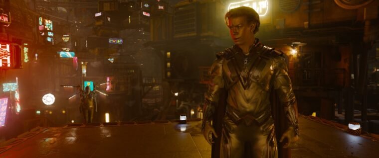 Will Poulter como Adam Warlock em Guardiões da Galáxia Vol. 3 (Marvel/Divulgação)