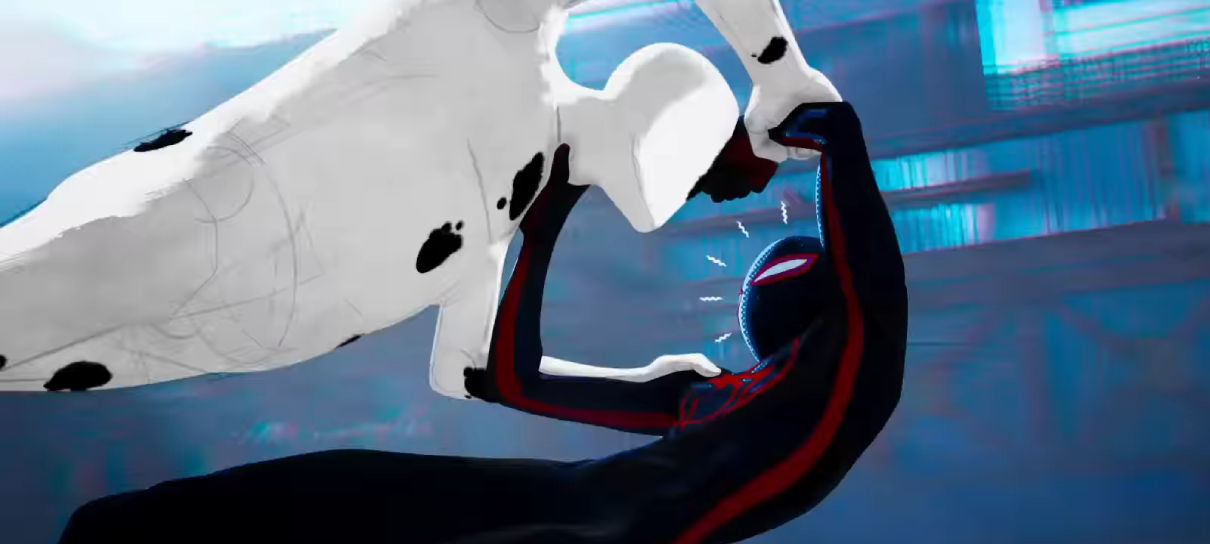 Miles Morales luta contra vilão Mancha em teaser de Aranhaverso 2