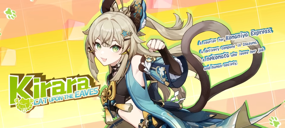 Genshin Impact apresenta Kirara em novo trailer