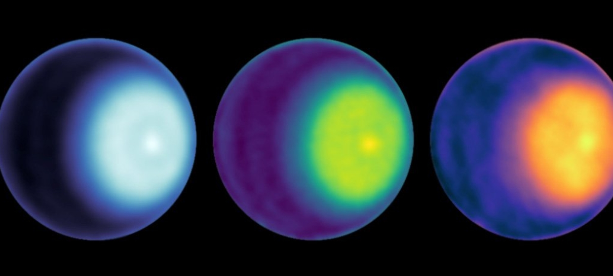 NASA observa ciclone polar em Urano pela primeira vez