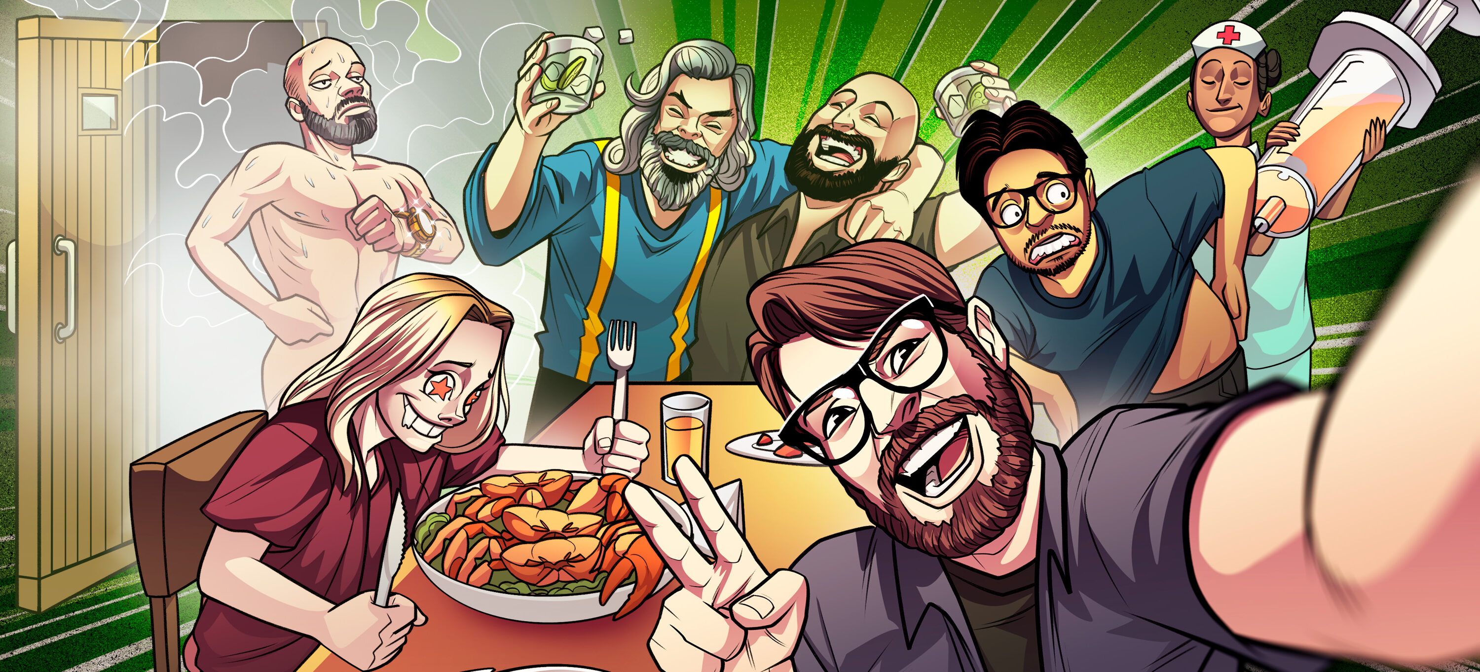 Capa do episódio Qual é a pauta? Sauna, injeções e caipirinha em Númenor