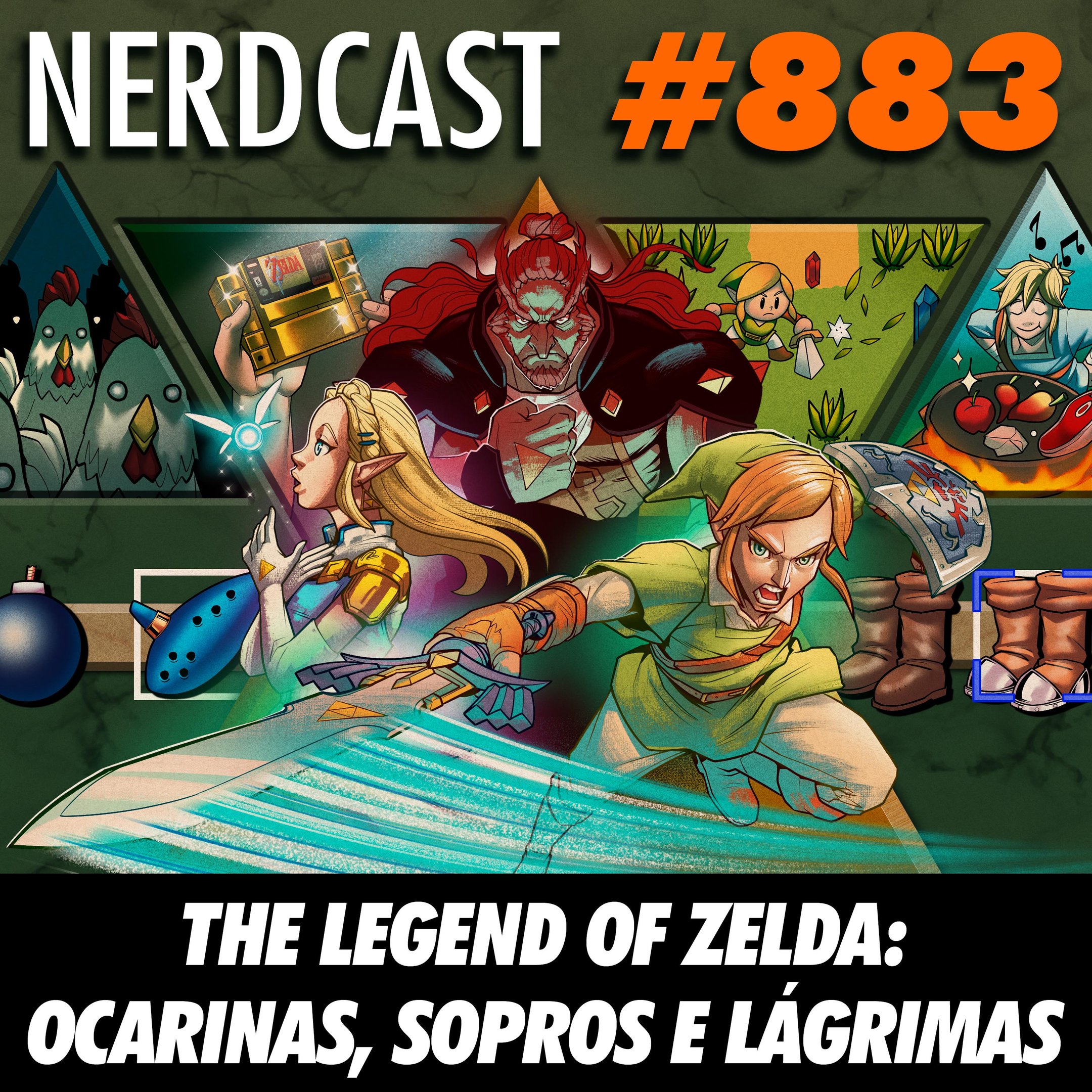 NerdCast 883 - The Legend of Zelda: Ocarinas, Sopros e Lágrimas – NerdCast  – Podcast – Podtail