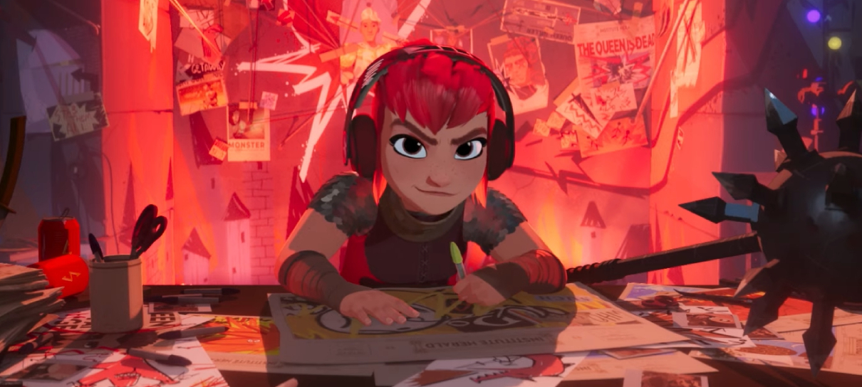 Nimona desenha teaser e ganha data de lançamento