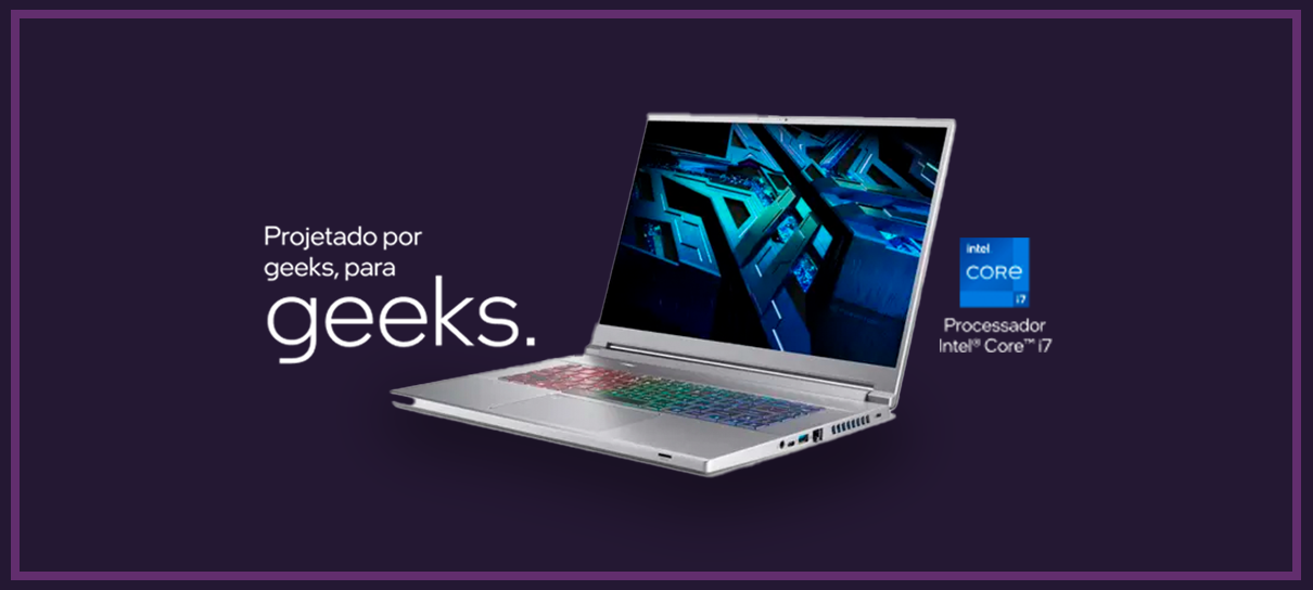 Semana Geek da Intel tem ofertas de notebooks gamers para todos