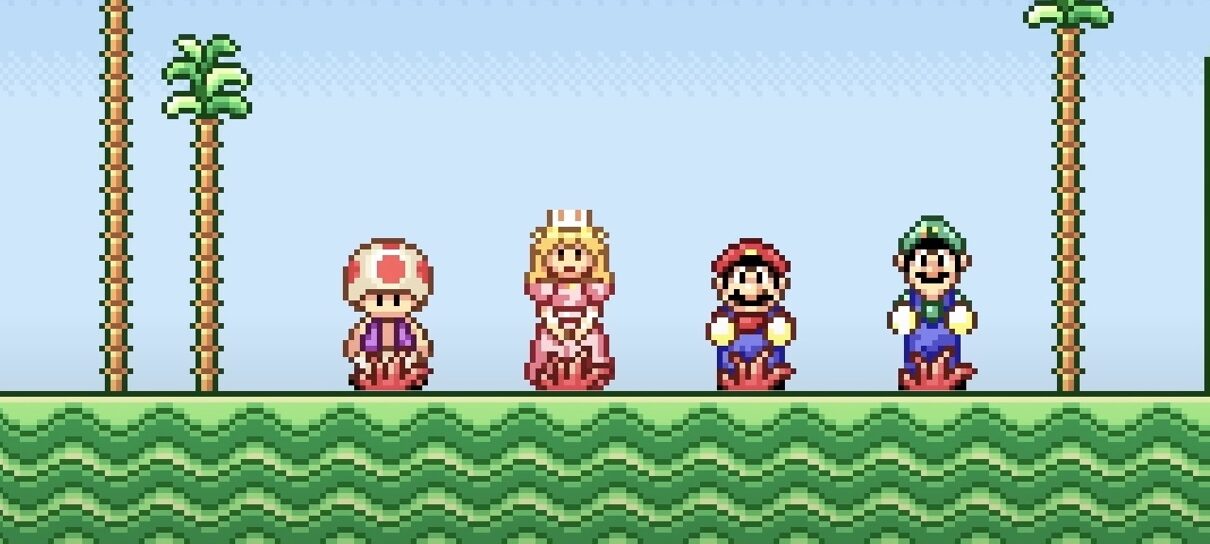 Jogue Super Mario Bros. Clássico, um jogo de Mario bros