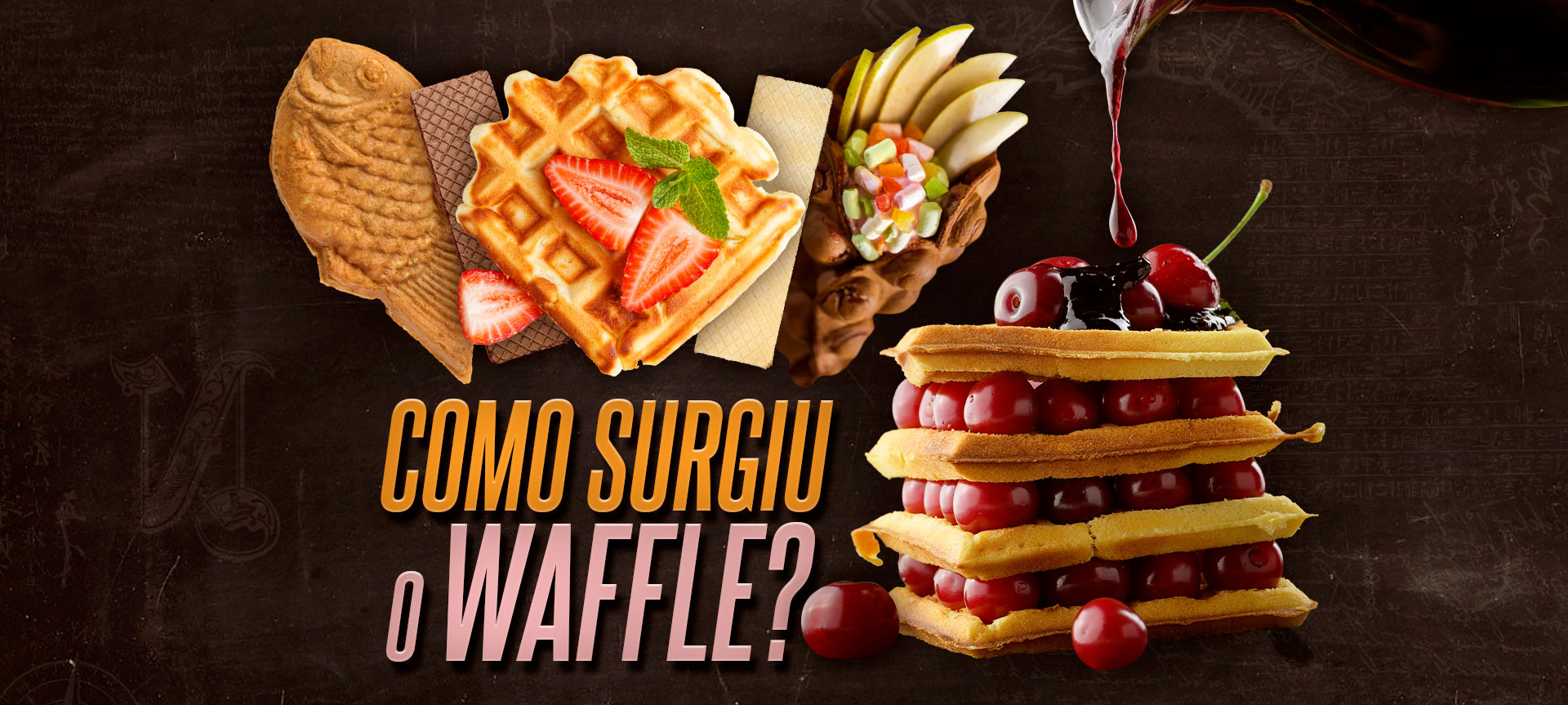 Como surgiu o waffle?