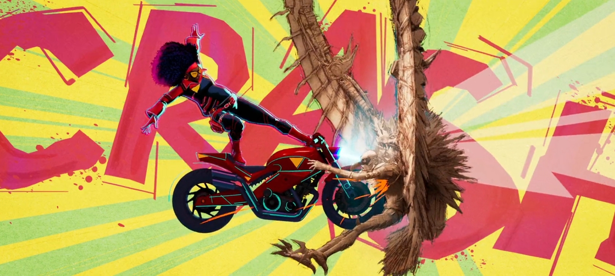 Mulher-Aranha grávida atropela Abutre em teaser de Aranhaverso 2