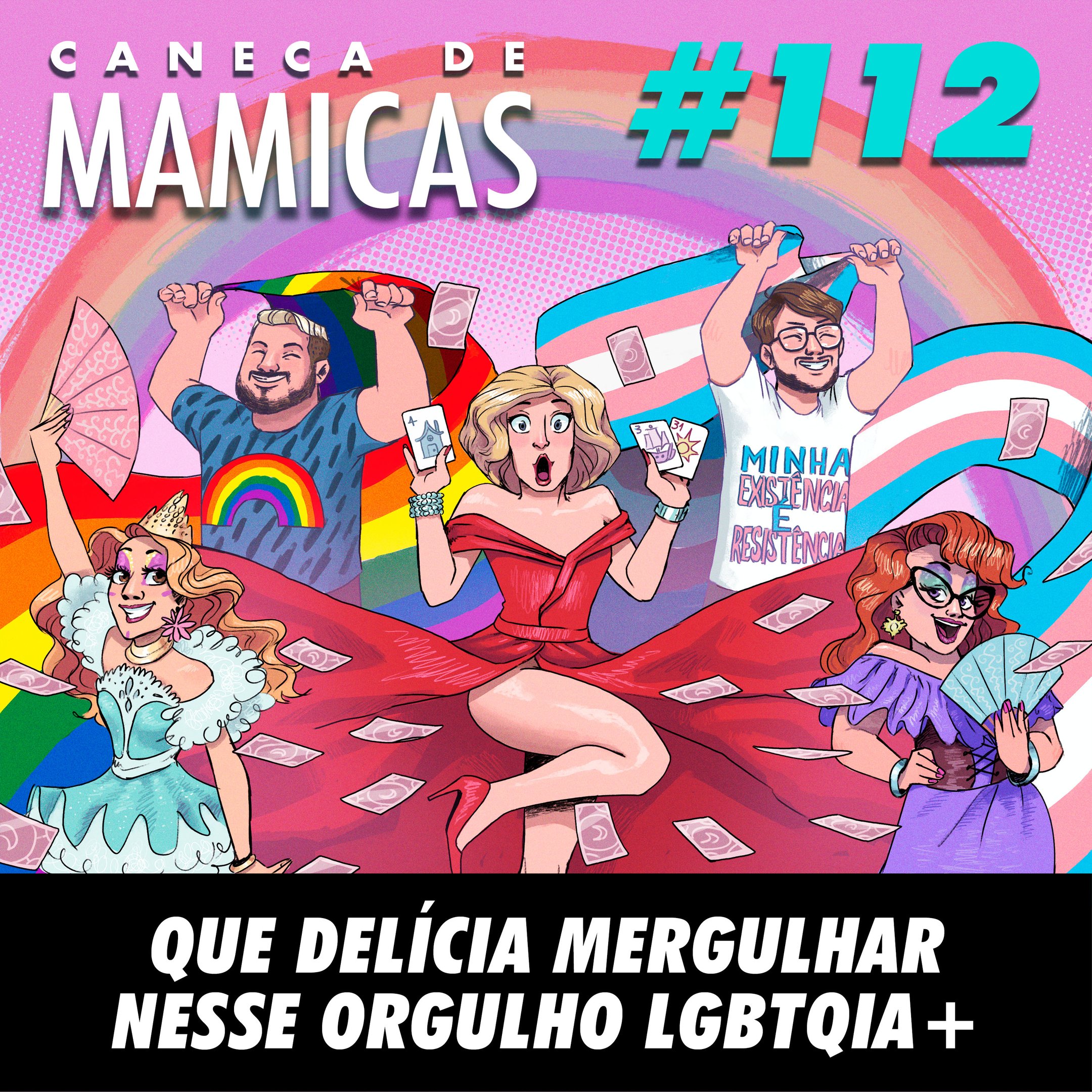 Caneca de Mamicas 112 - Que delícia mergulhar nesse orgulho LGBTQIA+