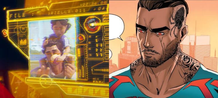 Gabriella O'Hara, de Aranhaverso 2, presta homenagem a filho do Homem-Aranha 2099 nas HQs (Sony/Marvel/Reprodução)