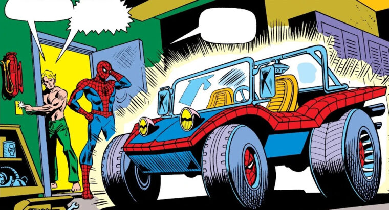 Aranha-Móvel, o bizarro veículo do Homem-Aranha (Marvel/Divulgação)