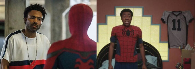 Donald Glover como Aaron Davis no MCU e como Troy em Community (Marvel Studios/NBC/Reprodução)