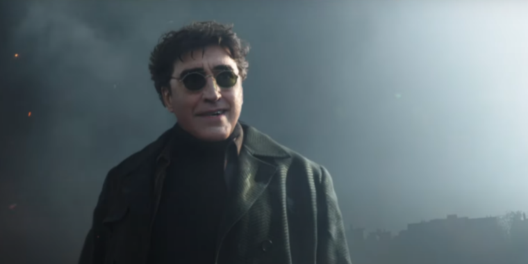 Alfred Molina como Doutor Octopus em Homem-Aranha: Sem Volta Para Casa (Marvel Studios/Reprodução)