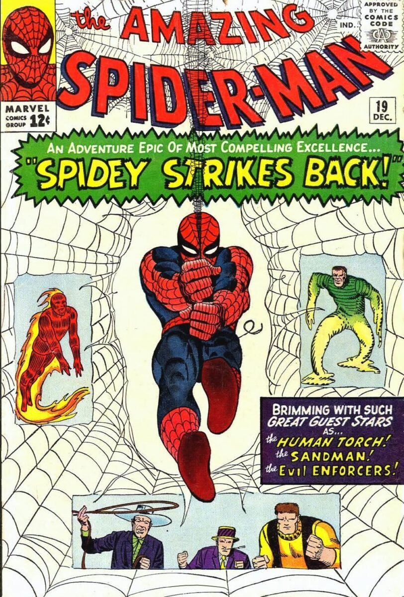 Homem-Aranha no traço de Steve Ditko, artista que o criou ao lado de Stan Lee (Marvel/Reprodução)