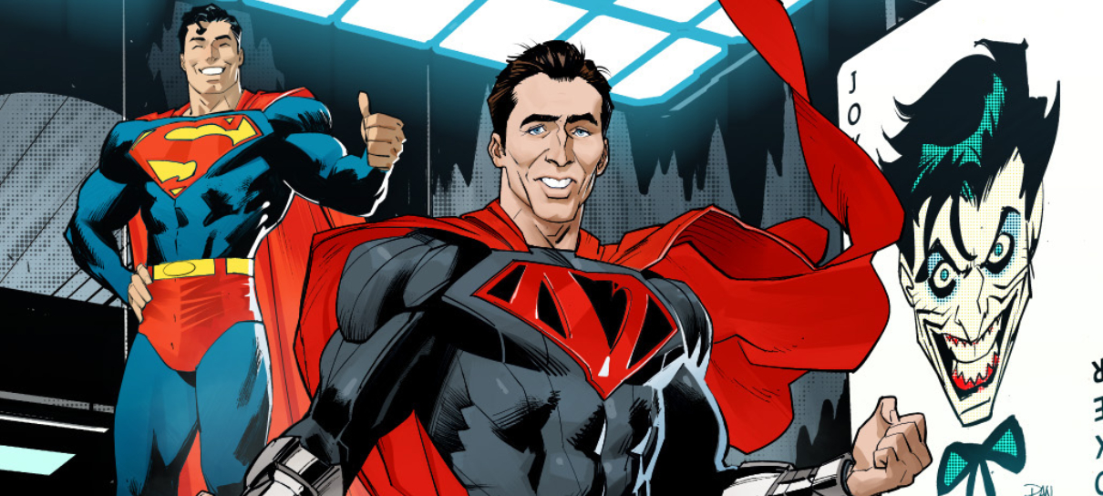 Nicolas Cage vira Superman em capa de HQ da DC