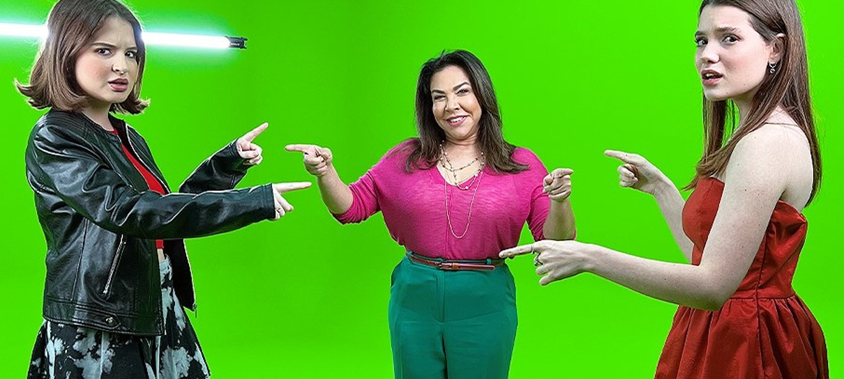 Mônicas live-action recriam meme do Homem-Aranha