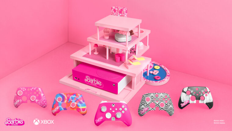 Edição do Xbox Series S da Barbie