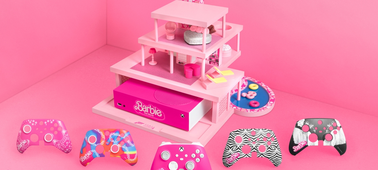 Xbox Series S adota o rosa pink em versão inspirada em Barbie