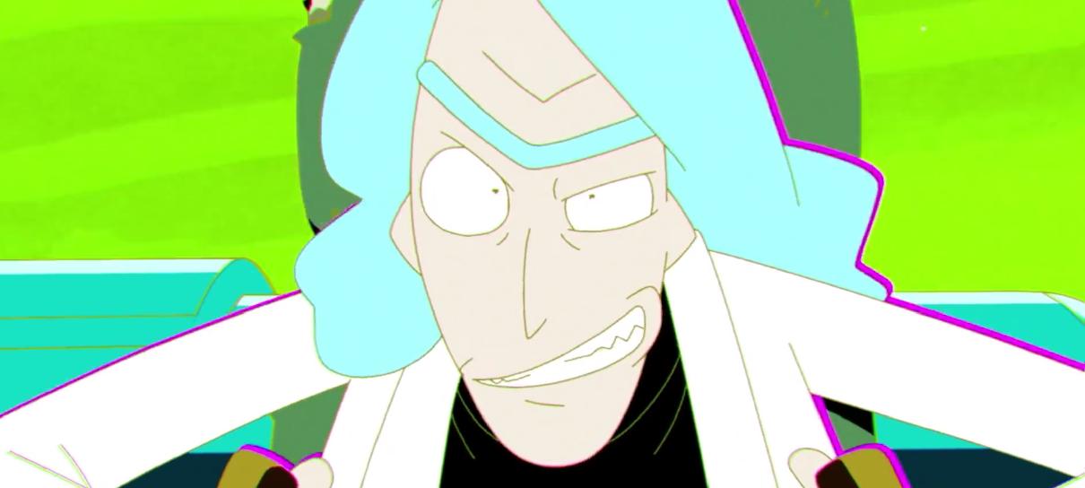 Anime de Rick and Morty ganha abertura insana e colorida na SDCC 2023